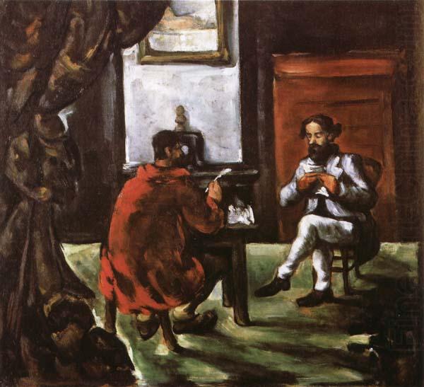 Paul Alexis Reading to Zola, Paul Cezanne